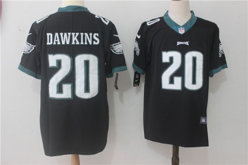 Men Philadelphia Eagles 20 Dawkins Black Nike Vapor Untouchable Limited NFL Jerseys